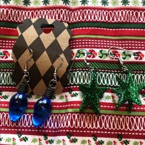 Christmas earrings 🌲